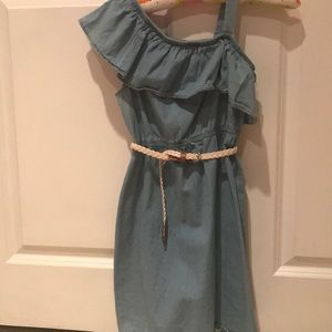 Justice denim dress
